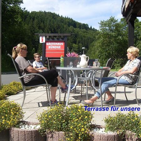Gaestehaus Buendge Kamschlacken Buitenkant foto