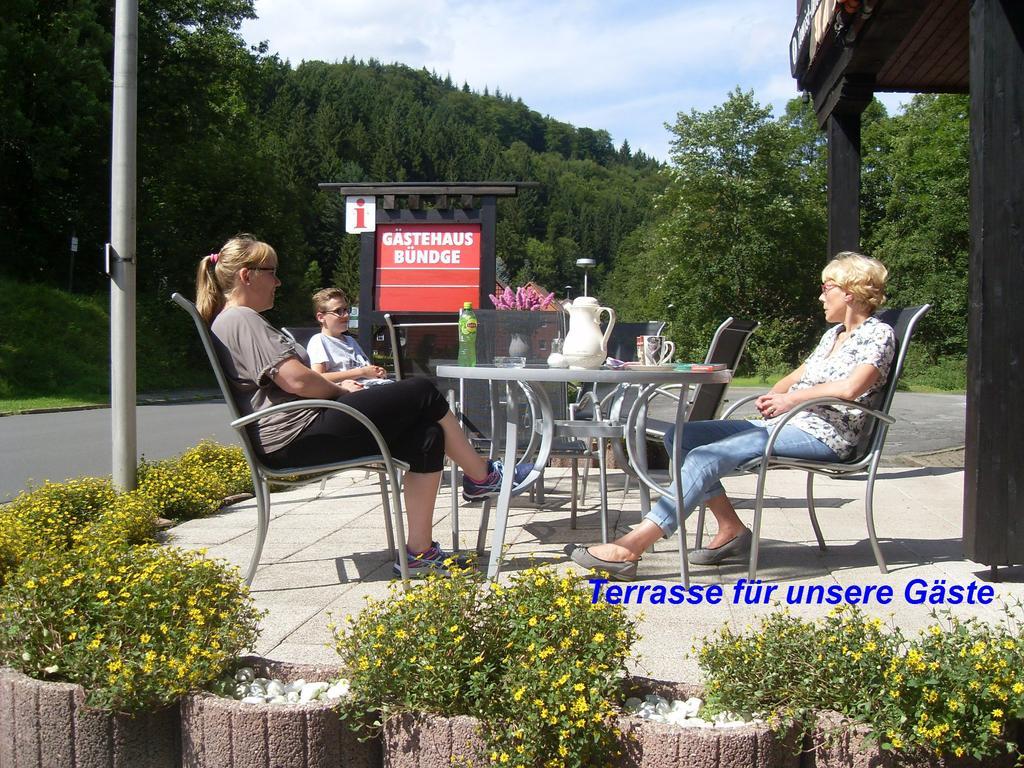 Gaestehaus Buendge Kamschlacken Buitenkant foto