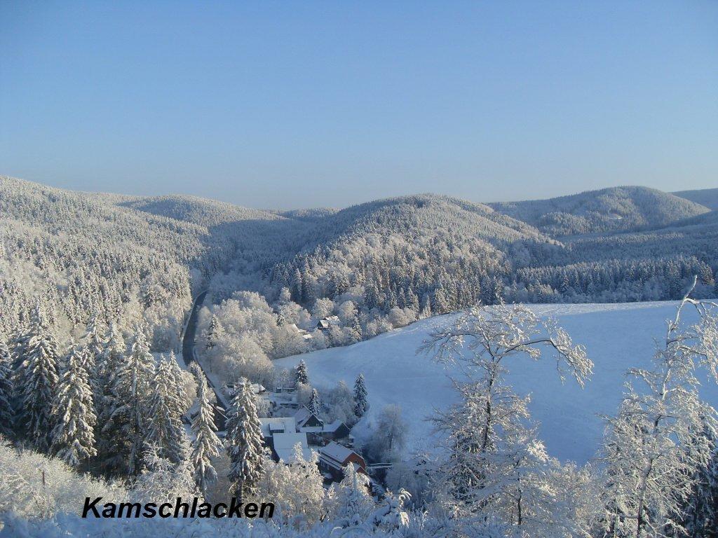 Gaestehaus Buendge Kamschlacken Buitenkant foto