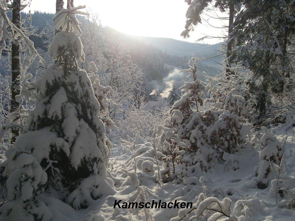 Gaestehaus Buendge Kamschlacken Buitenkant foto
