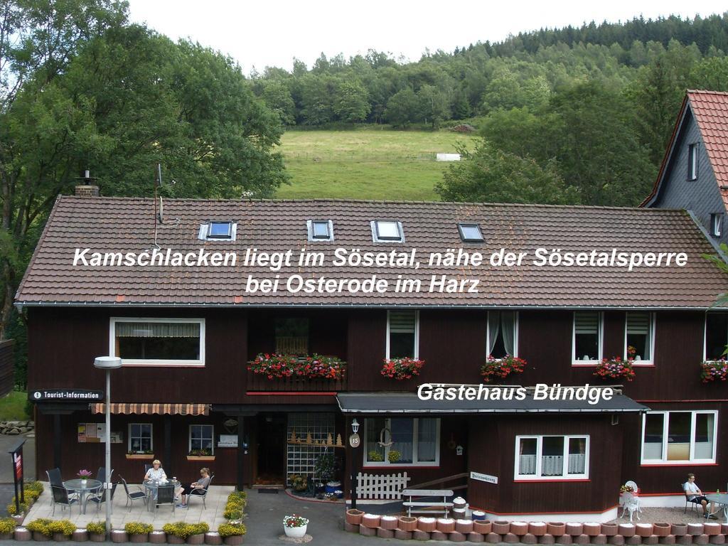 Gaestehaus Buendge Kamschlacken Buitenkant foto