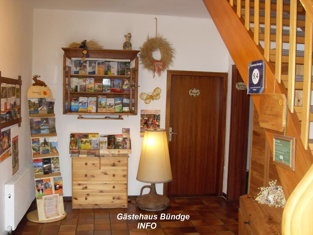 Gaestehaus Buendge Kamschlacken Buitenkant foto