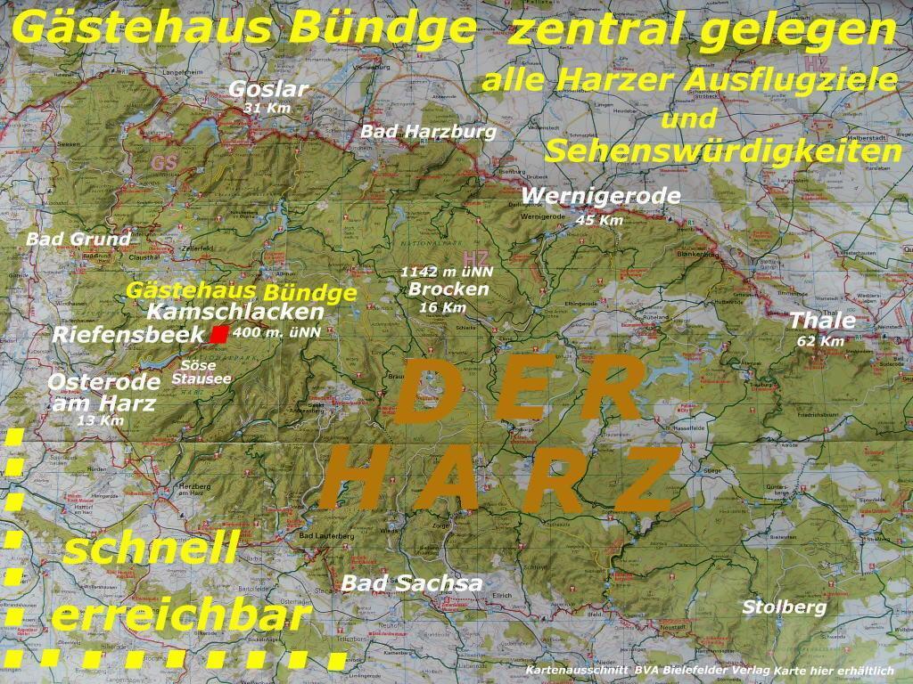 Gaestehaus Buendge Kamschlacken Buitenkant foto